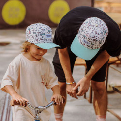 Casquette éco-responsable - Hello Hossy - Jungly - papa et enfant