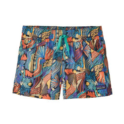 Girl's Costa Rica Baggies Shorts - Patagonia - Joy Pitch Blue