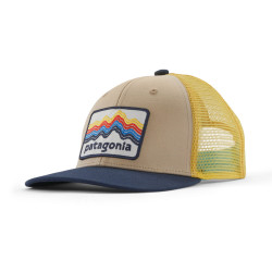 Casquette enfant Patagonia - Kids trucker hat - Ridge Rise Stripe : Oar Tan