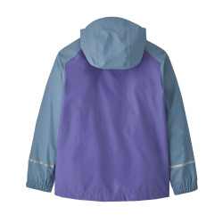 Kids' Torrentshell 3L Jacket - Patagonia - Light Plume Grey - dos