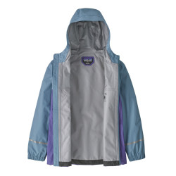 Kids' Torrentshell 3L Jacket - Patagonia - Light Plume Grey - intèrieur