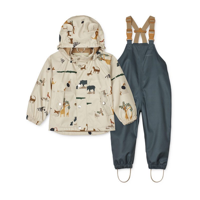 Ensemble de pluie enfant Liewood : pantalon et veste Dakota