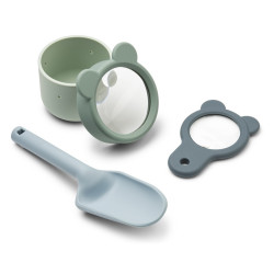 Set d'exploration en silicone - Liewood - Dusty mint