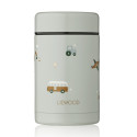 Boite repas isotherme Bernard - Liewood - Vehicles / Dove blue mix
