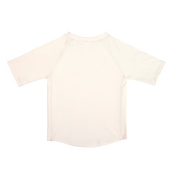 T-shirt de bain anti-uv bébé - Lassig - Baleine blanc cassé - dos