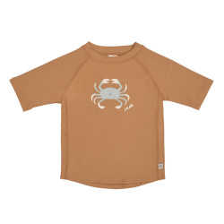 T-shirt de bain anti-uv bébé - Lassig - Crabes caramel