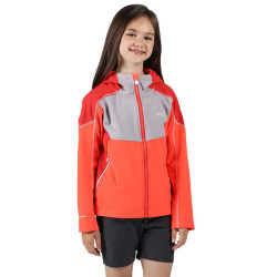 Veste softshell Acidity de Regatta - Fiery Coral / Dapple  fille