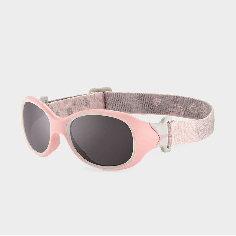 Lunettes de soleil bébé sans branche Katchou de Cébé - Blush Grey