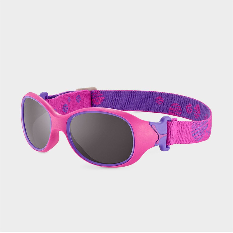 Lunettes de soleil bébé sans branche Katchou de Cébé - Pink Lavender