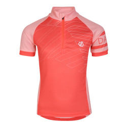 Maillot de vélo enfant Speed Up - Dare2B - Neon Punch / Apart