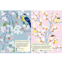 Mon cahier Nature : faune et flore du printemps - Amaterra - oiseaux