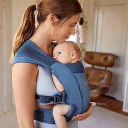 Ergobaby Embrace Soft air mesh - Bleu portage