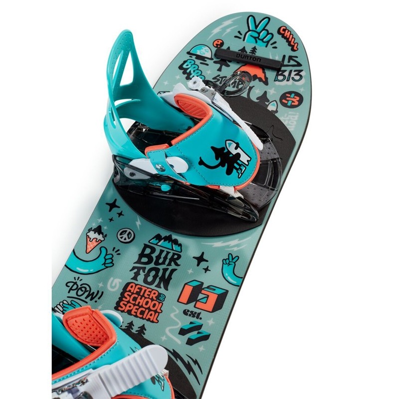 Burton After School - Pack snowboard enfant + fixations