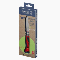 Couteau Outdoor Junior N°7 - Opinel - Rouge