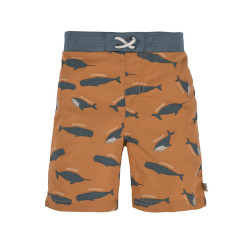 Short de bain enfant anti-UV - Lassig - Baleine caramel