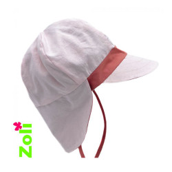 Chapeau de soleil bébé et enfant de Zoli - Rose uni