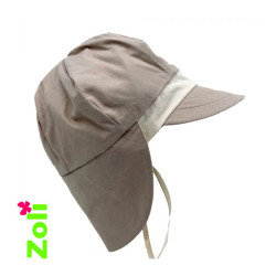 Chapeau de soleil bébé et enfant de Zoli - Ecru uni