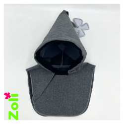 Capuchon bébé imperméable Zoli - Gris chiné