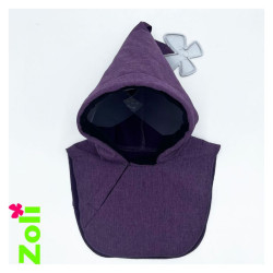 Capuchon bébé imperméable Zoli - Prune