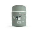 Lunch box isotherme enfant - MB Capsule - Monbento - Vert Raccoon