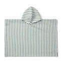 Poncho Paco - Liewood - Stripe : Peppermint/White