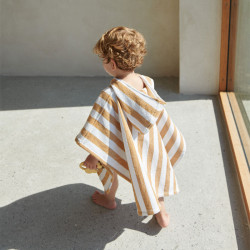 Poncho Paco Golden Caramel/White