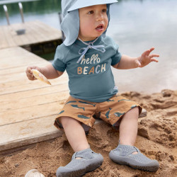 Chaussures de plage bébé bleu clair