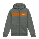 Sweat zippé Basement Kids - Picture Organic Clothing - Dark Grey Melange
