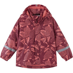 Raincoat Koski - 100% waterproof et doublé polaire - Reima - Jam Red