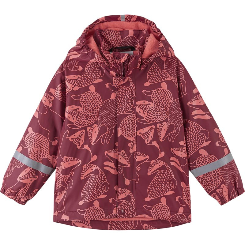 Raincoat Koski - 100% waterproof et doublé polaire - Reima - Jam Red