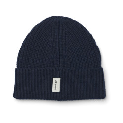 Bonnet enfant en laine mérinos Miller - Liewood - Midnight Navy