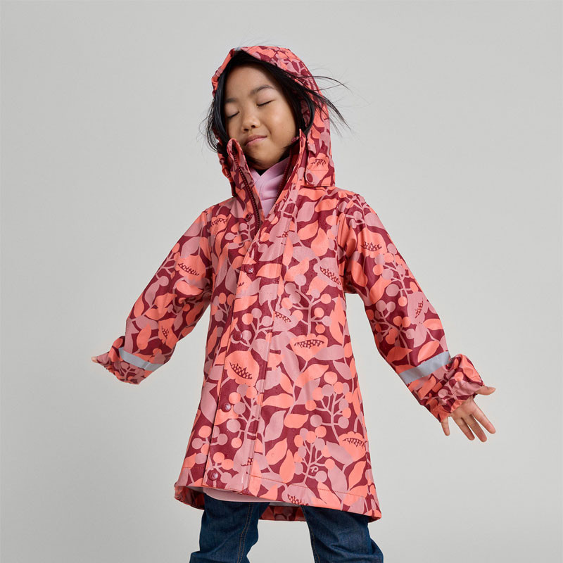 Raincoat Vatten - Manteau imperméable fille Jam red