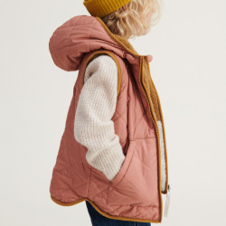 Veste sans manches réversible - Tuscany rose mix