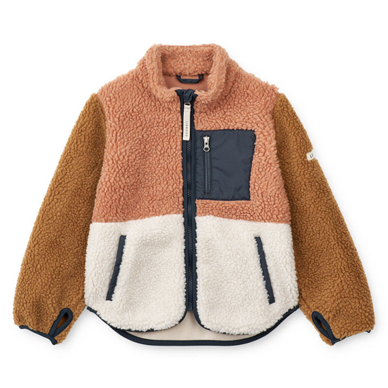 Polaire enfant sherpa Nolan - Liewood - Tuscany rose multi mix