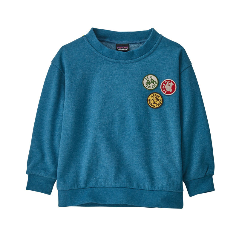 Baby LW Crew Sweatshirt - Patagonia - Wavy Blue - 2023