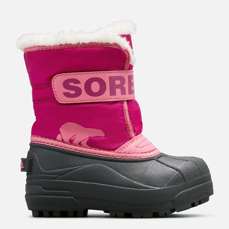 Botte de neige enfant Sorel Snow Commander - Tropic Pink