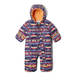 Combinaison bébé hiver en duvet Columbia Snuggly Bunny - Sunset Peach Checkered Peaks