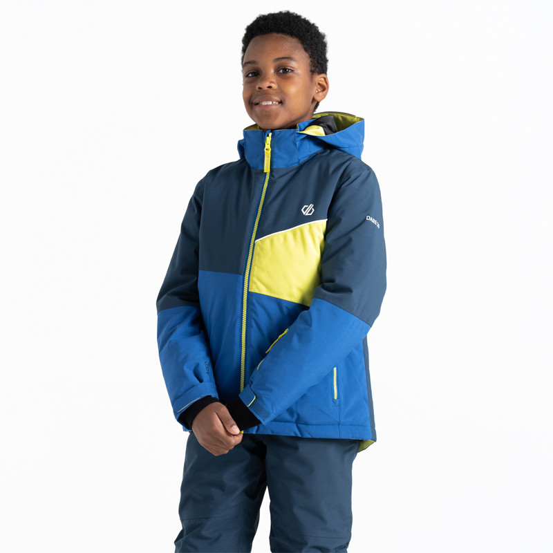 Veste De Ski Dare2B Enfant 7-8 Ans - Rouge, Imperméable, Chaude, En Parfait état