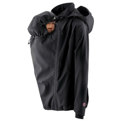 Veste de portage softshell Mamalila - noire