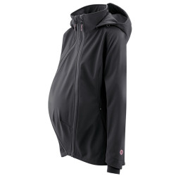 Veste de portage softshell Mamalila - noire