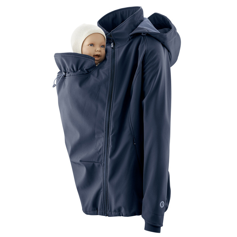 Veste de portage softshell Mamalila - Bleu Marine