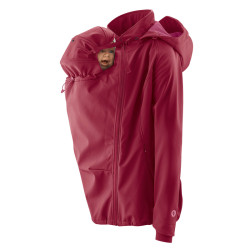 Veste de portage softshell Mamalila - Framboise