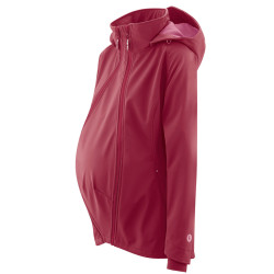 Veste de portage softshell Mamalila - Framboise