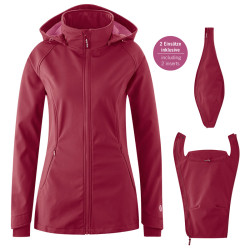 Veste de portage softshell Mamalila - Framboise