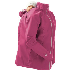 Veste de portage softshell Mamalila - Pink