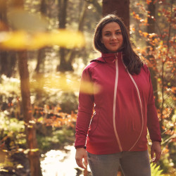 Veste de portage softshell Mamalila - Pink