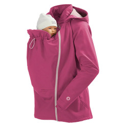 Veste de portage softshell Mamalila - Pink