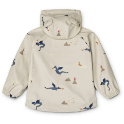 Veste de pluie enfant Melodi Liewood Little Dragon/dark sandy mix