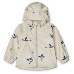 Ensemble de pluie enfant Melodi Liewood Little Dragon/dark sandy mix