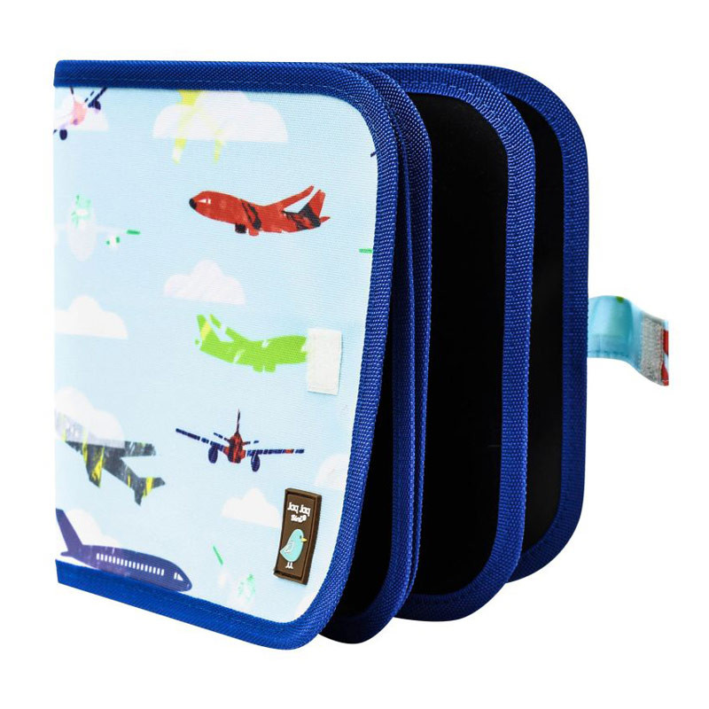 Cahier Jaq Jaq Bird - Avions / Nuages - Cahier réutilisable